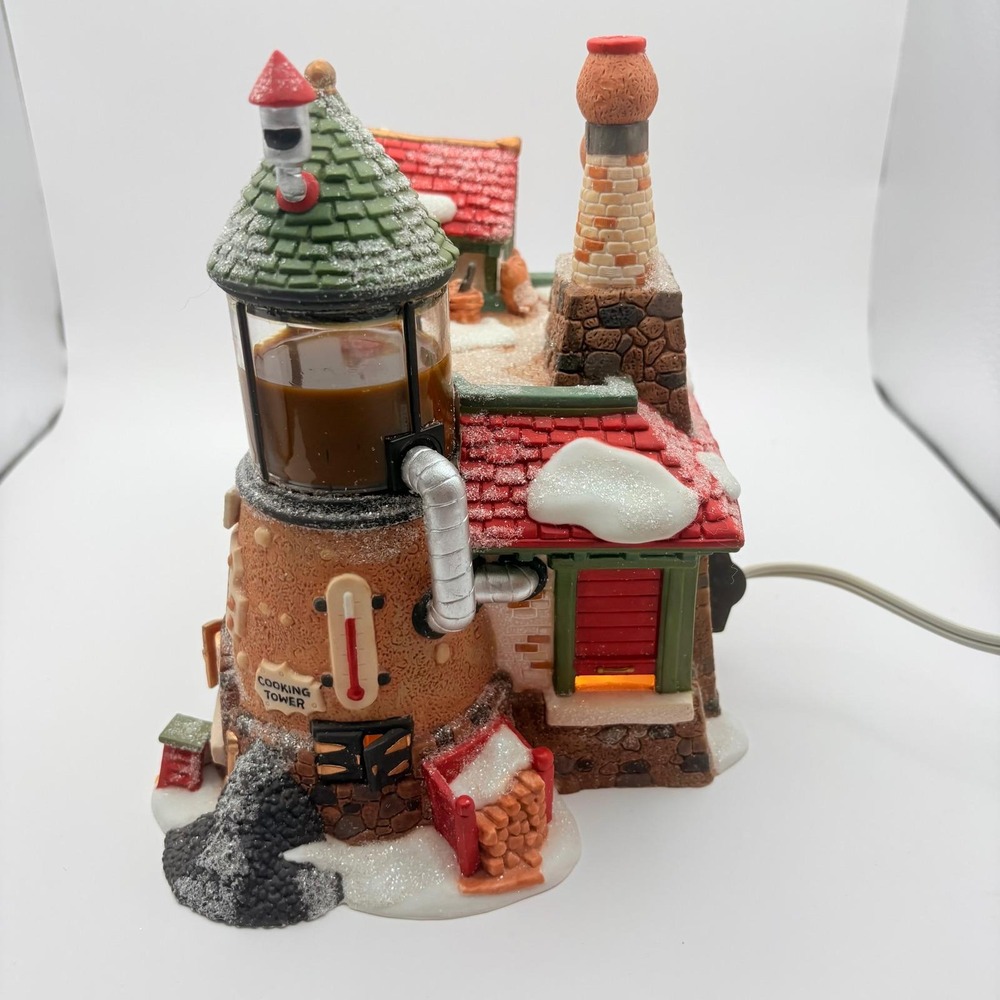 Dept 56 North Pole Series Peanut Brittle Factory Christmas Village House - Picture 2 of 10